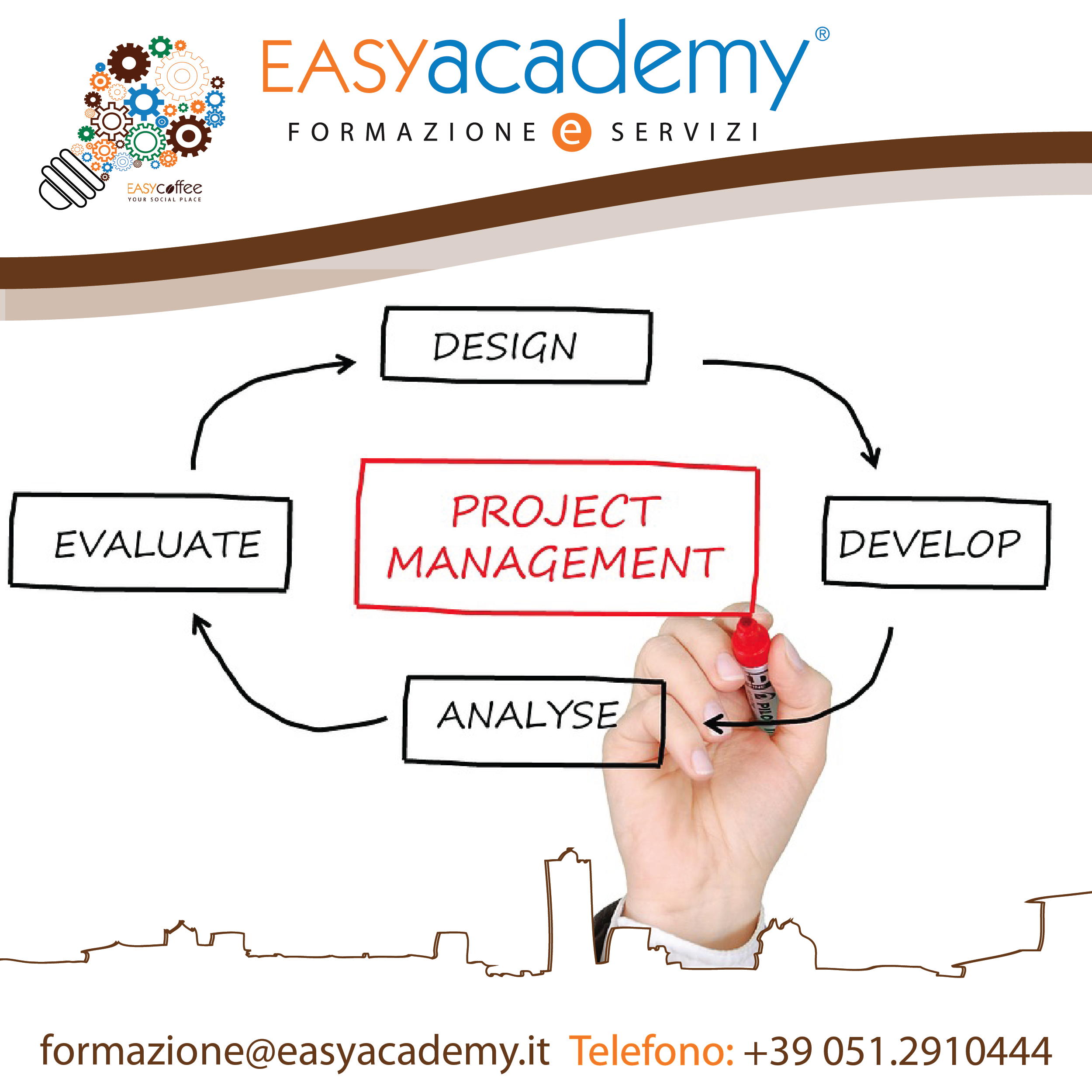 Workshop Easy Coffee – PROJECT MANAGEMENT: tutto ciò che c’è da sapere per una corretta impostazione dei progetti.